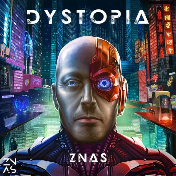 Dystopia Cyberpunk Album Cover Art