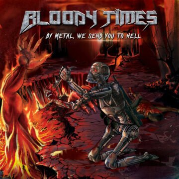 Bloody Times Dark Metal Album Cover Art