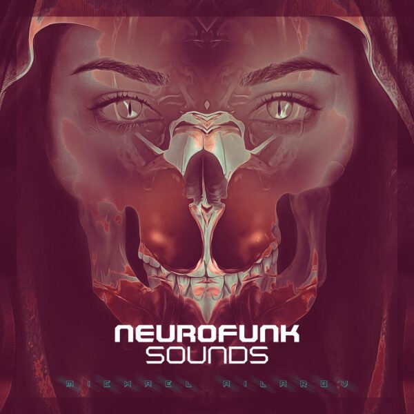 neurofunk-sounds-red overlay EDM Album Cover Art