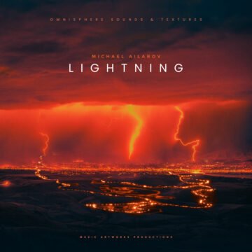 Lightning soundtrack cover art design