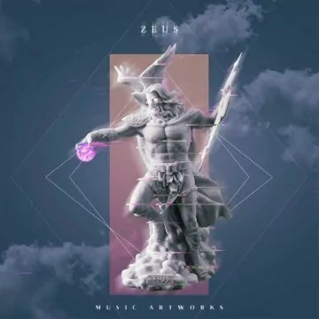 Zeus Statue Rock Album Cover Art