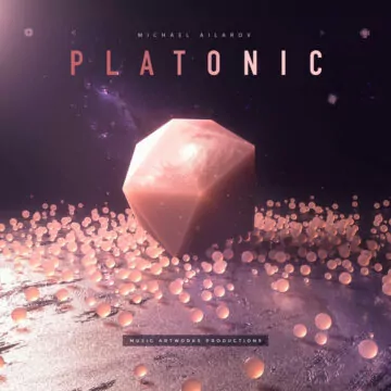 Platonic soundtrack album cover art design