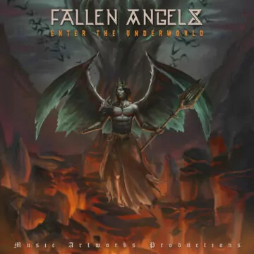 Fallen Angels Dark Metal album cover art